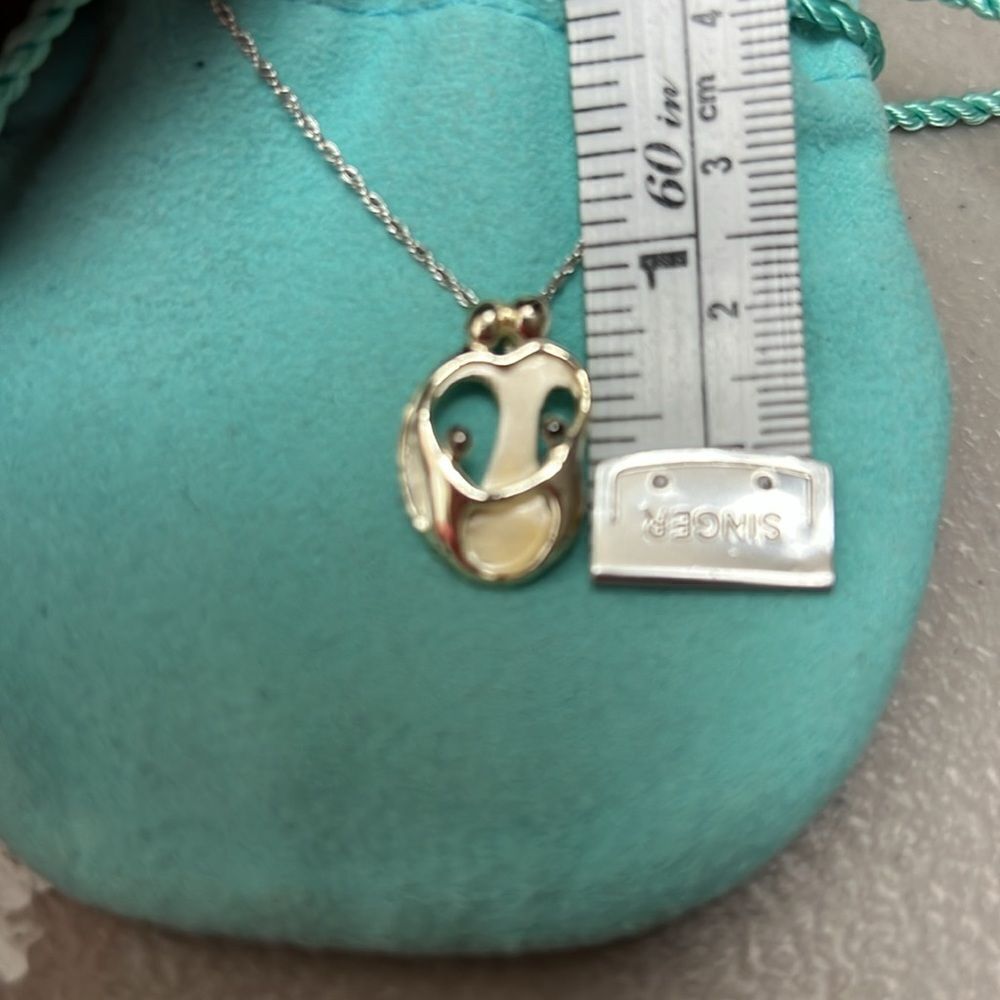 Carolyn Pollack Sterling Silver 925 Loving Family Of Four Pendant Jewelry 17" - Picture 4 of 8